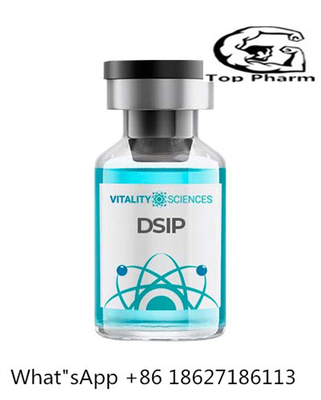 99 ٪ نقاء DSIP CAS 62568-57-4 مسحوق مجفف بالتجميد دلتا الببتيد النوم