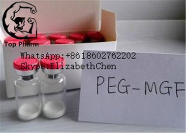 2mg * 10vial / kit PEG MGF هرمون النمو البشري الببتيد CAS 108174-48-7 مسحوق أبيض مجفف بالتجميد.